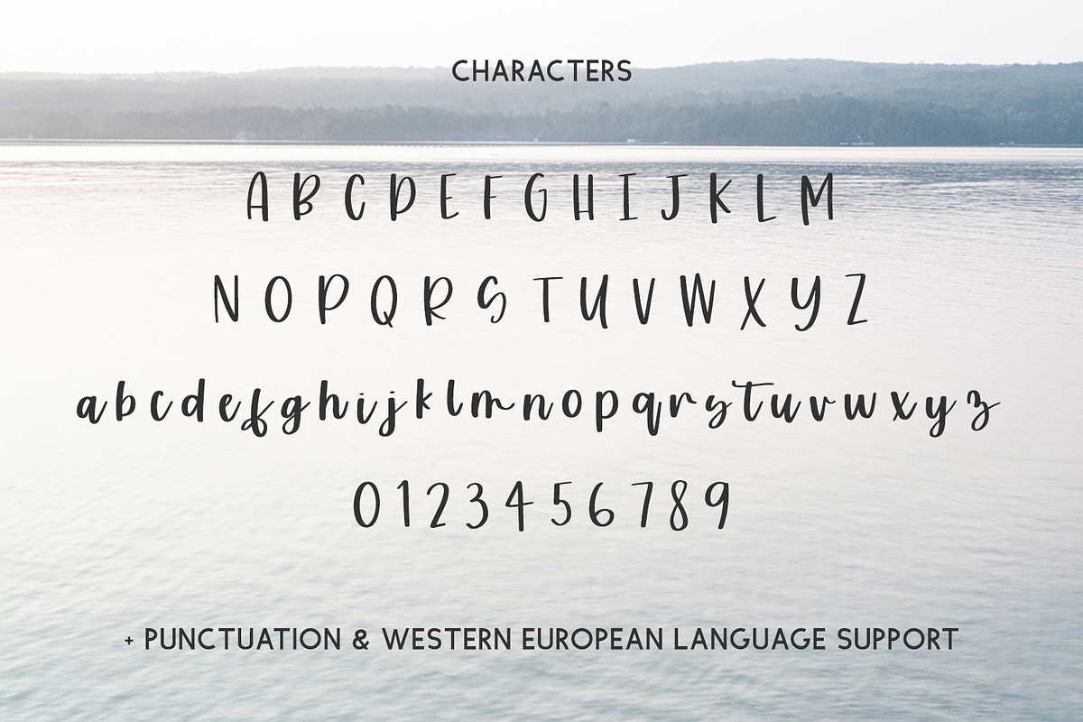 Sunshower Script, a Script Font by Beck McCormick (Photo 10 of 10)