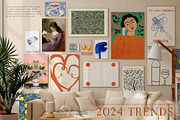 Modern Eclectic Maximalist Prints, a Background Graphic by Laras Wonderland (Thumbnail 2 of 15)