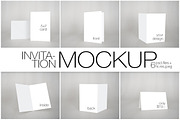 5x7 Card/Invitation Nordic Mockup, a Print Template by Inspire Mockups (Thumbnail 1 of 10)