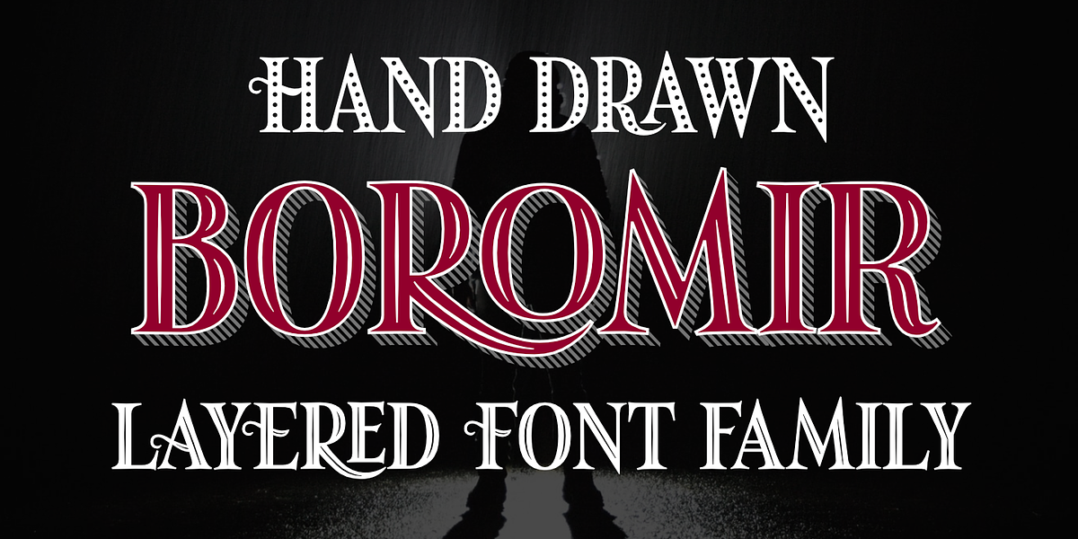 Boromir, a Serif Font by GRIN3 (Nowak) (Photo 1 of 6)