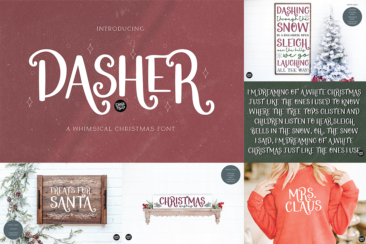 FARMHOUSE CHRISTMAS FONT BUNDLE, a Script Font by Blush Font Co. (Photo 23 of 26)