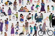 Babies, children & parents, a Person Illustration by Volkan Aydemir (Thumbnail 10 of 10)