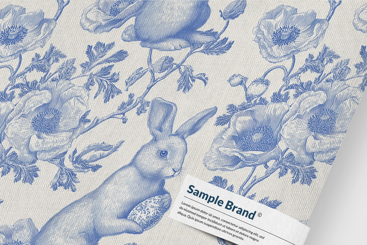 SPRINT EASTER BUNNY Seamless Pattern, a Pattern Graphic by AYAKA Studio Co. (Photo 2 of 8)