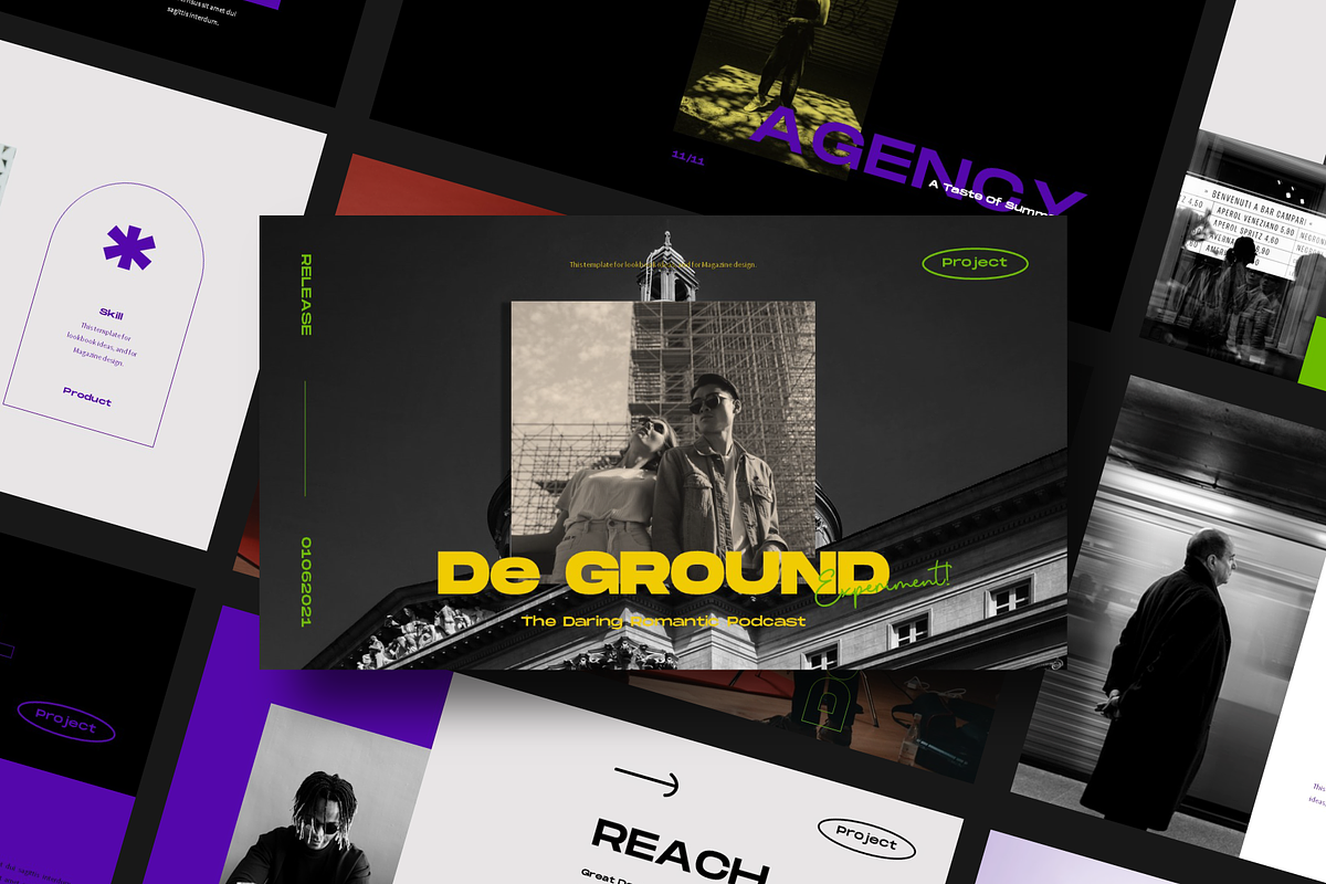D Ground Powerpoint Template, a Presentation Template by Yo Slide