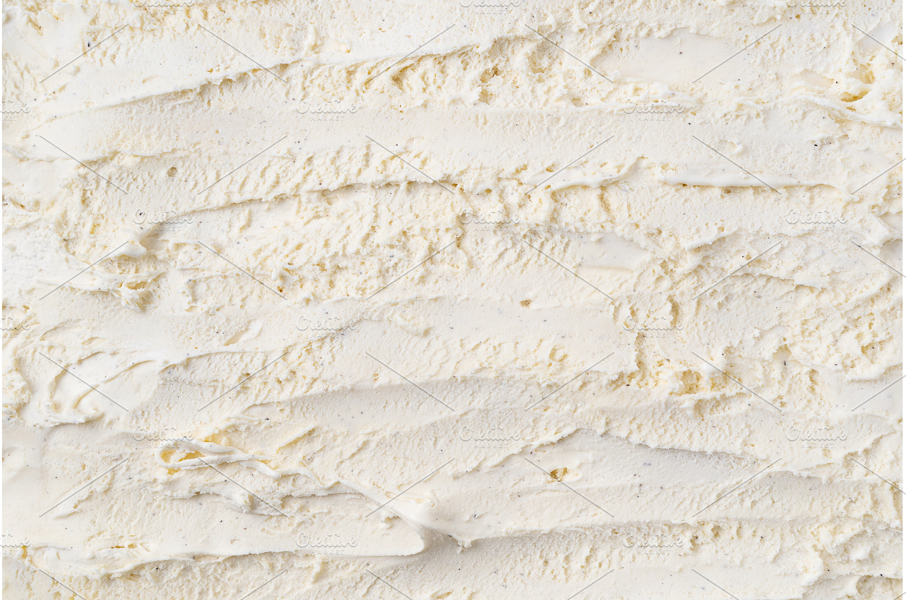 Tasty vanilla ice cream surface, an Abstract Photo by Yummypic