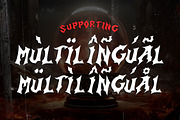 Sacrifice Horror Black Metal Display, a Blackletter Font by dansdesign (Thumbnail 3 of 12)