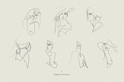 Charm. 20 Line Art Illustrations set, a Decorative Illustration by le-genda (Thumbnail 2 of 7)