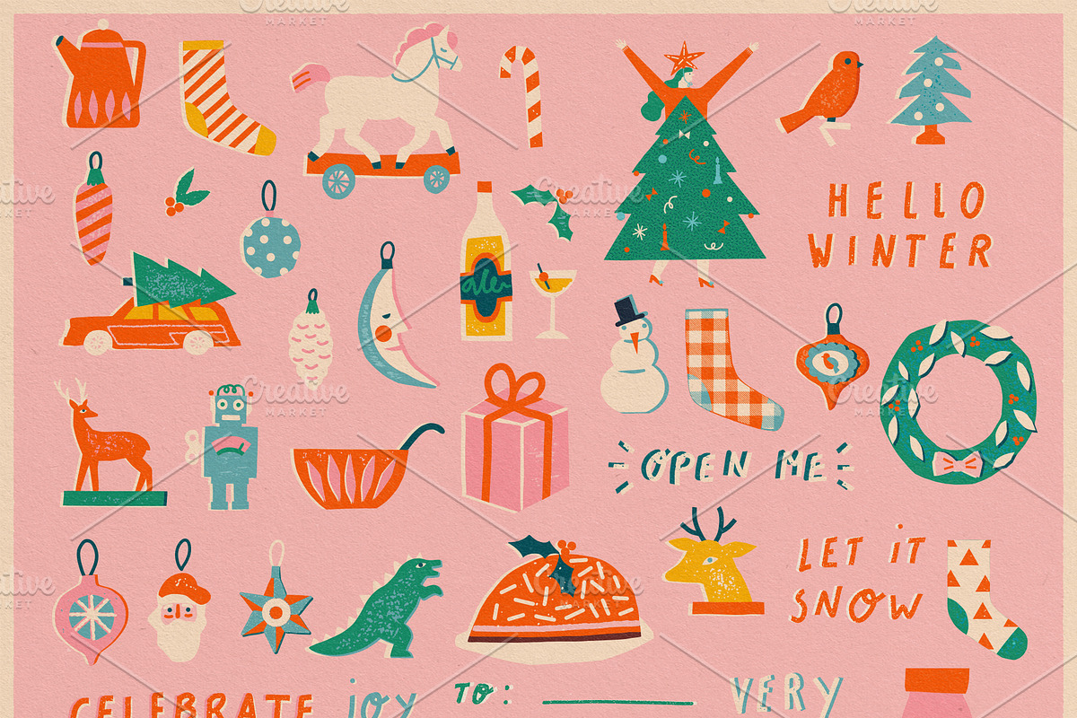 Very Merry Christmas, a Seasonal Illustration by Nicetoseeya (Photo 8 of 8)