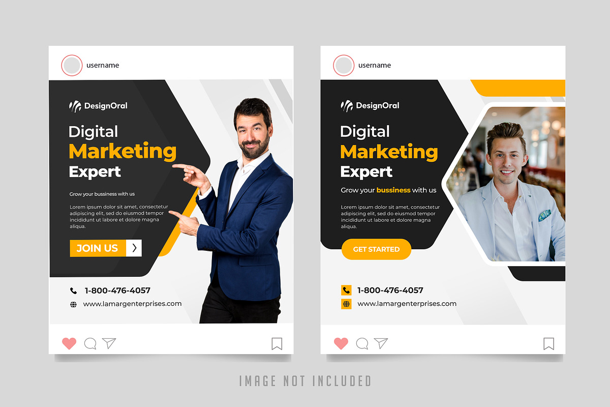 digital marketing social media post, a Social Media Template by graphicbundle (Photo 2 of 3)