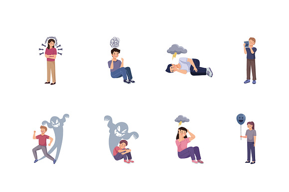Depression Mental Health Set preview 2