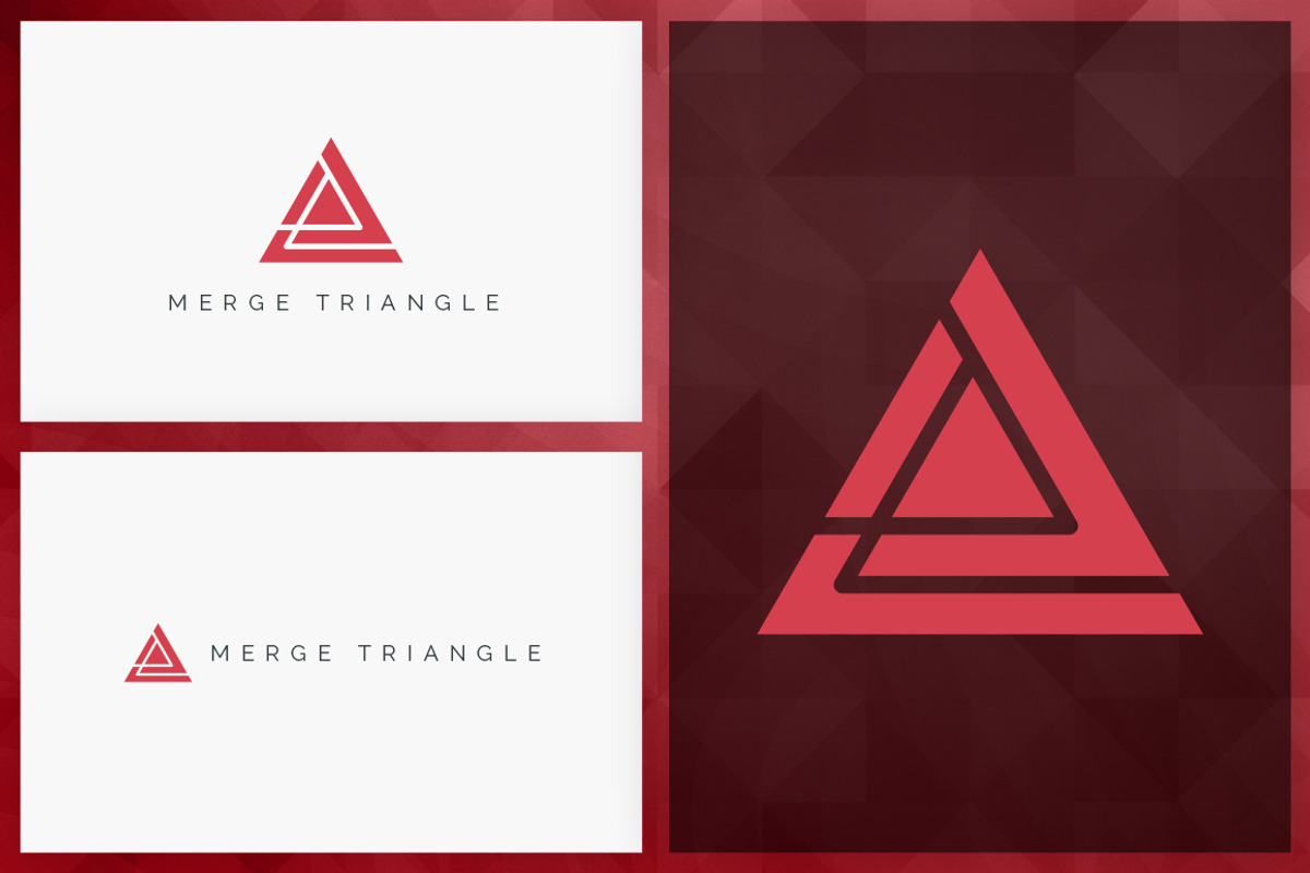 20 Triangle Logos - Filled edition, a Branding & Logo Template by VP Fonts (Photo 12 of 21)