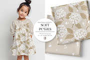Soft Petals – Kids Seamless Patterns, a Pattern Graphic by PROTEA Watercolor Studio (Thumbnail 1 of 7)