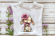 Whimsical Pink Easter Clipart, an Illustration by OK Design (Thumbnail 6 of 6)