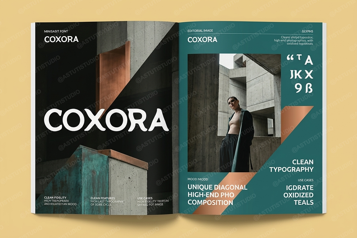 Coxora - Elegant Serif Typeface, a Serif Font by Astuti Studio (Photo 7 of 24)