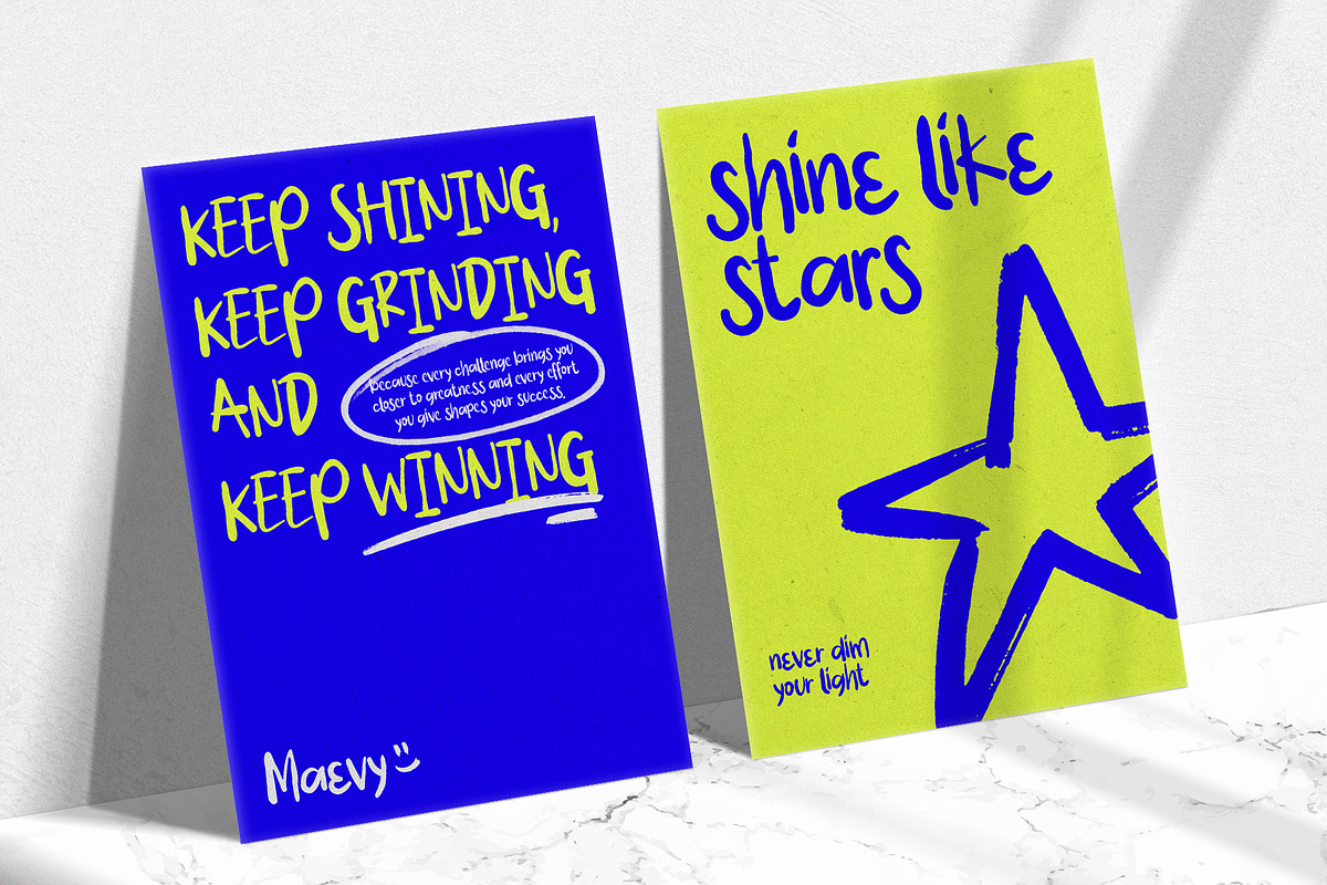 Maevy - Brush Handwritten Font, a Handwritten Font by Inviline.co (Photo 11 of 15)