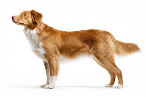 Side profile of Nova Scotia Duck dog, an Animal Photo by MistyDay