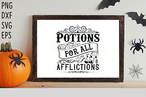 Vintage Halloween Sign SVG Bundle