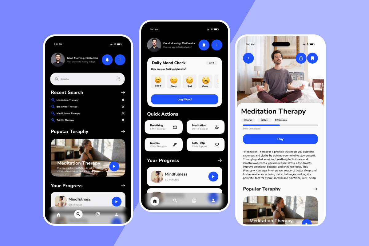 Lumora – Holistic Wellness App, an App Template by productype1 (Photo 4 of 5)