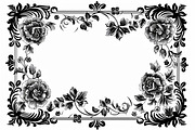 Floral Frame Border Laser Cut Bundle, an Object Graphic by balal (Thumbnail 14 of 15)