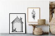 Frames & Walls Scandinavian Bundle, a Household Mockup by Yuri-U (Thumbnail 16 of 38)