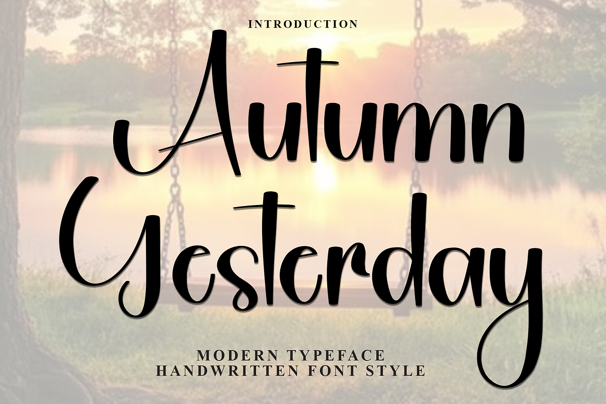 Autumn Yesterday, a Handwritten Font by FreshTypeINK (Photo 2 of 7)