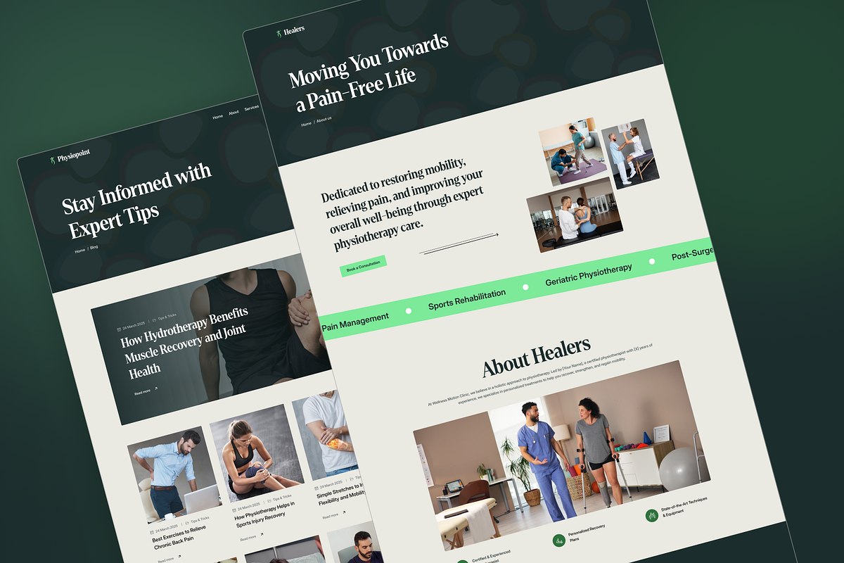 Healers, Physiotherapy HTML Template preview 4
