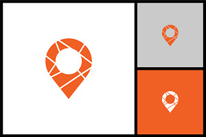 Map Location Pin Icon, a Technology Illustration by quadrazo