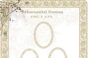 Ornamental Frames & Flowers, a Decorative Illustration by BlumenSoul (Thumbnail 6 of 12)