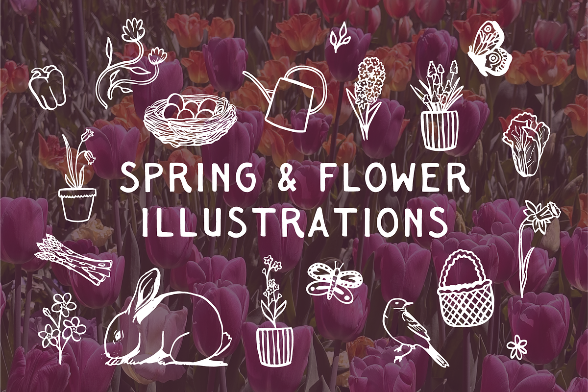 Spring & Gardening Illustrations, a Seasonal Illustration by sophinka design (Photo 10 of 15)