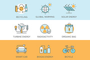 45 Environment & Eco Friendly Icons, an Outline Icon by kucingklawu (Thumbnail 3 of 7)