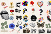 ANALOG COLLAGE KIT - Paper Scrapbook, an Object Graphic by iloveTemplate (Thumbnail 4 of 5)