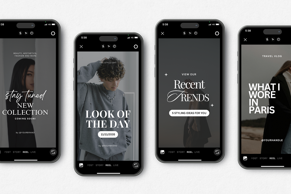 Fashion Instagram Reel Covers, a Templates & Theme by TheBohoFactory (Photo 9 of 10)
