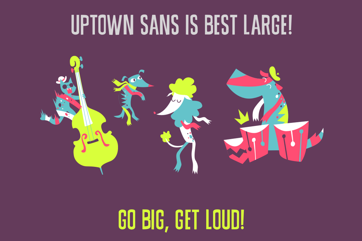 Uptown Sans Typeface preview 5