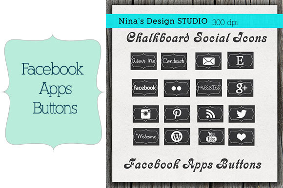 Chalkboard Facebook Apps