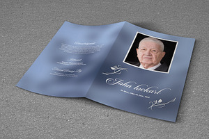 Funeral Program Template-V717