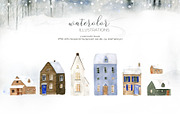 A Walk in Winter Watercolor Set, a Person Illustration by Bibela (Thumbnail 6 of 14)