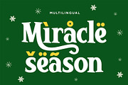 Winter Glyph - Christmas Font, a Serif Font by Pekotype (Thumbnail 2 of 14)