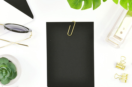 Black green gold desk mockup photo stock photo containing styled stock photo, a Business Photo by Pixistock