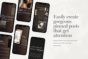 Instagram Pinned Post Carousels DARK, a Social Media Template by Tabitha Emma (Thumbnail 6 of 9)
