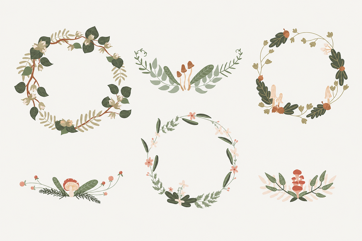 Whimsical Fall Clipart Collection, a Seasonal Illustration by Anna Studio (Photo 10 of 12)