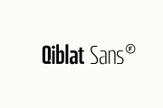 Qiblat Sans Modern Vintage Logo Font, a Sans Serif Font by Andika Fez (Thumbnail 1 of 10)