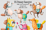 Collection of horses, an Animal Illustration by Anastasiya Klempach (Thumbnail 4 of 5)