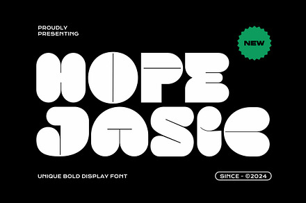 Hope Jasic - Bold Rounded Font, a Sans Serif Font by Imoodev