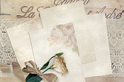 Vintage Floral Damask Digital Papers, a Texture Graphic by Posh Papers & Patterns (Thumbnail 4 of 5)
