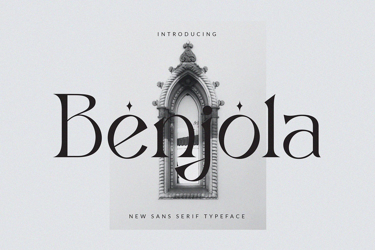 Benjola, a Serif Font by ToniStudio (Photo 1 of 8)