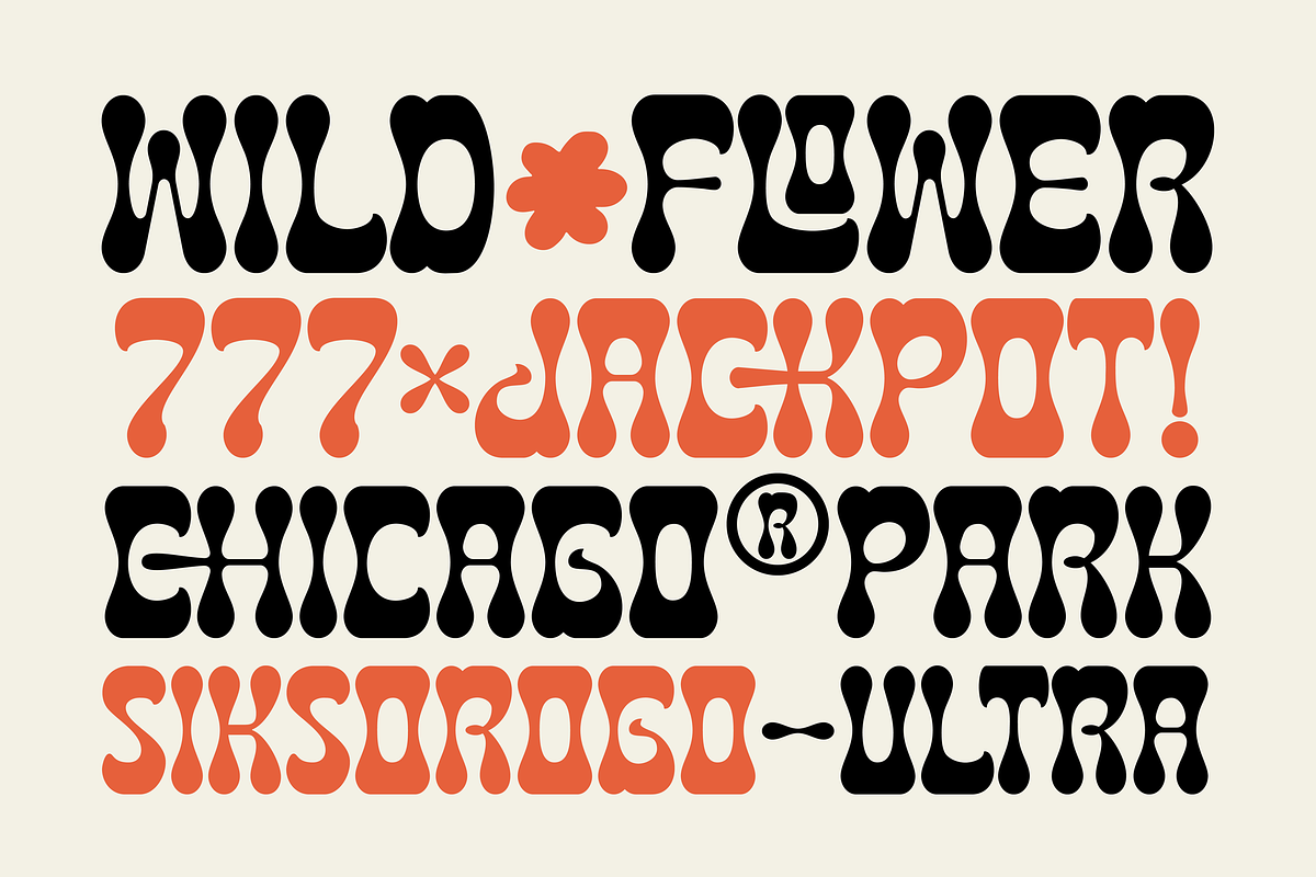 Tortilas Mustard – Funky Retro Font, a Sans Serif Font by Vampstudio (Photo 3 of 10)