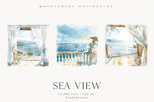 Sea View Illustrations II