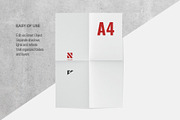 Folded Paper Mockup Pack, a Product Mockup by Nina Shaw (Thumbnail 5 of 14)