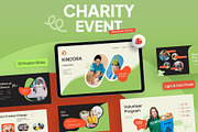 Kindora - Charity Event PowerPoint, a Presentation Template by New Coral Design (Thumbnail 1 of 10)