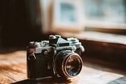 Vintage Camera on a Wooden Table, an Arts & Entertainment Photo by Virgo Studio (Thumbnail 2 of 2)